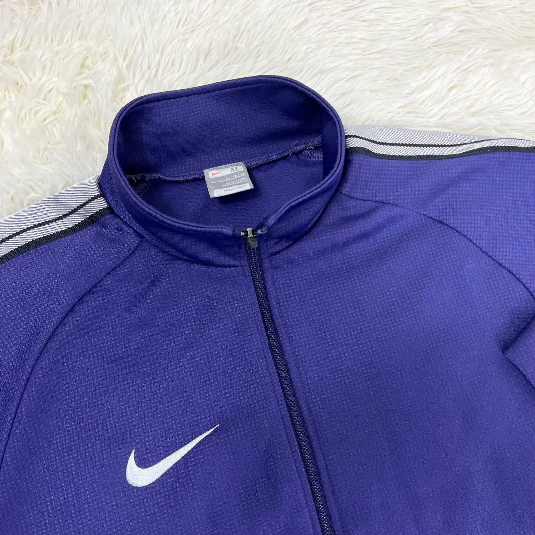 [Good condition] NIKE Track Jacket Jersey Purple XL Men's