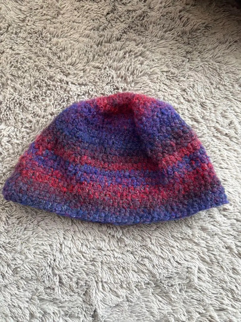 Gorro de punto hecho a mano