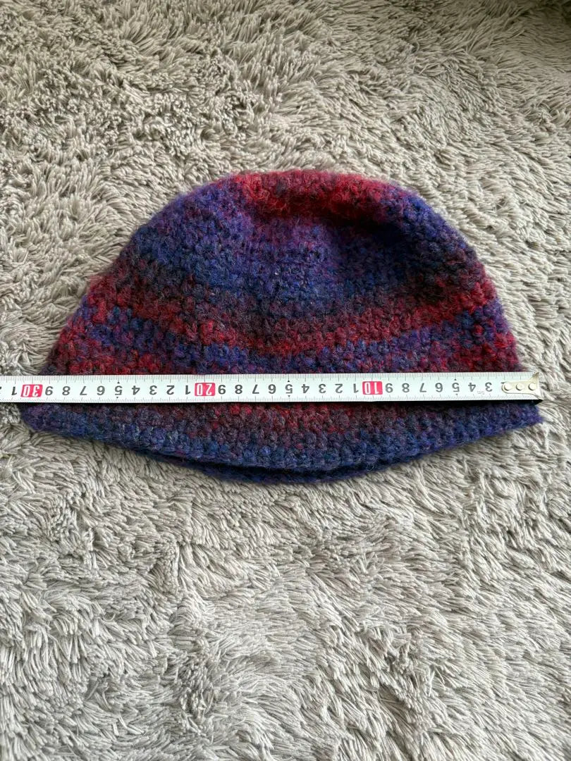 Gorro de punto hecho a mano