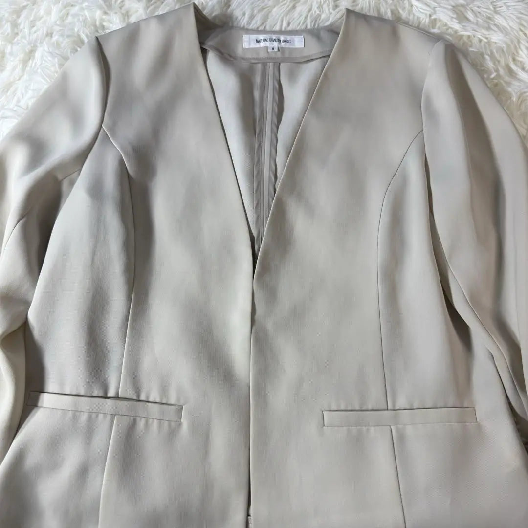 Natural Beauty Basic Keyfock 1pc Collarless Jacket