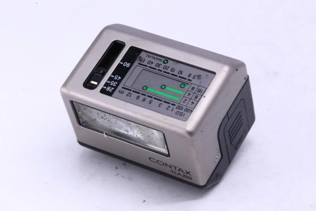 [Good product] CONTAX TLA200 strobe flash silver