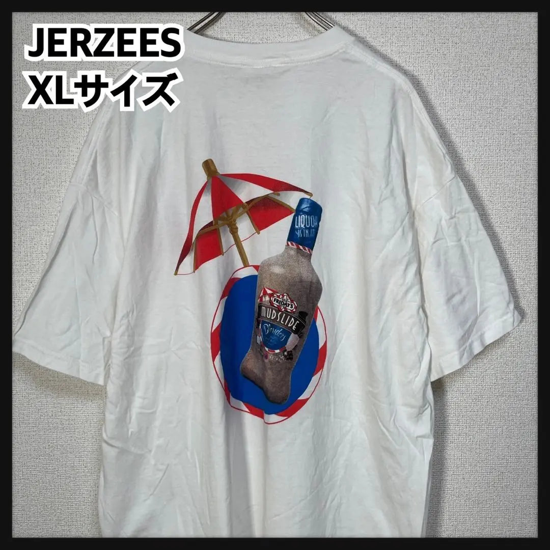 [Jerseys] Brazilian short-sleeved T-shirt, liqueur parasol bottle D1