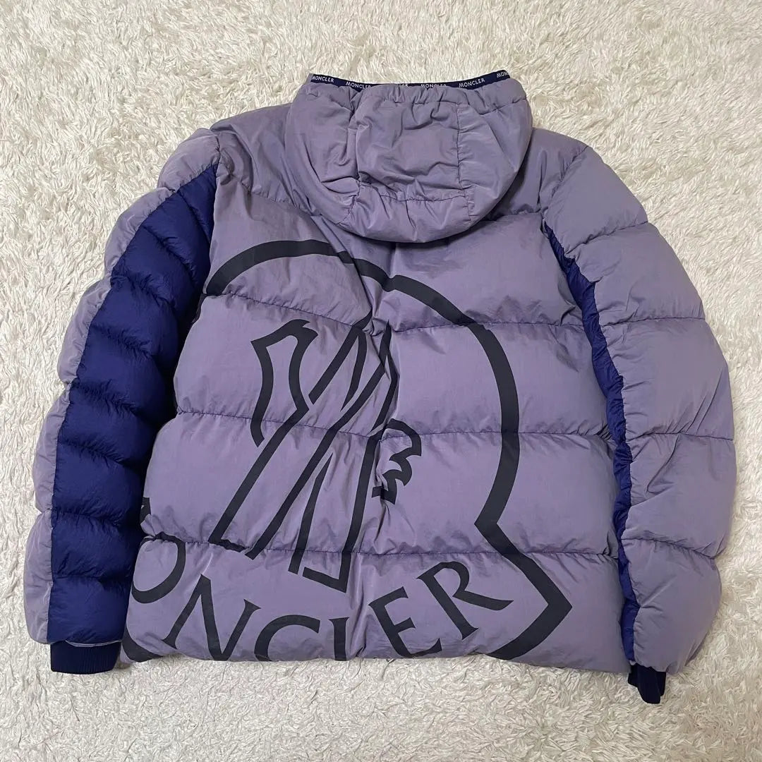 Chaqueta de plumas MONCLER Paviot Back logo Big logo Talla L