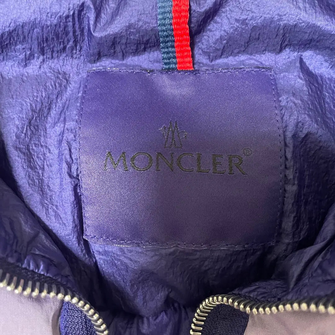 Chaqueta de plumas MONCLER Paviot Back logo Big logo Talla L