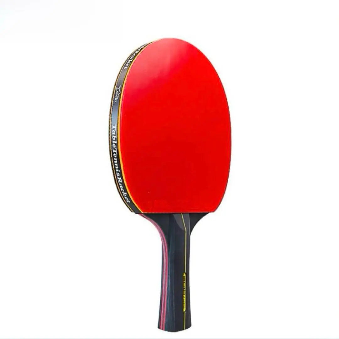 ✨Stock 2✨ Table tennis set Racket Shake hand Red Black Case included 768