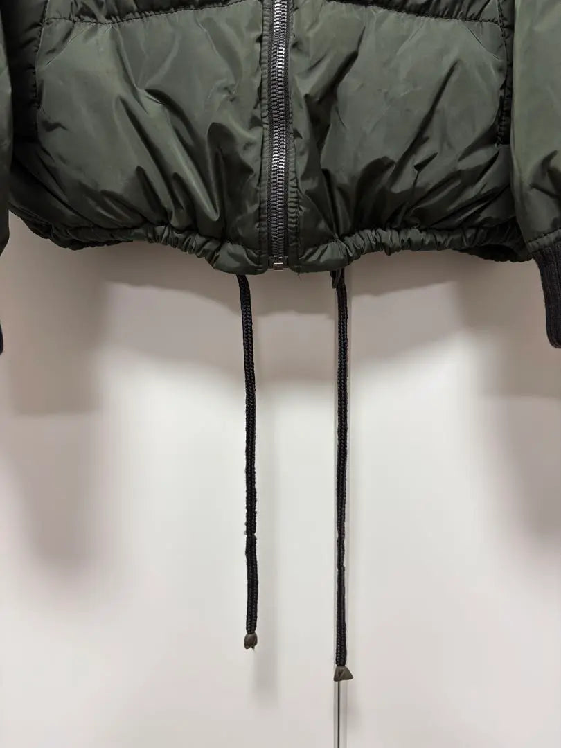 prada down blouson military green