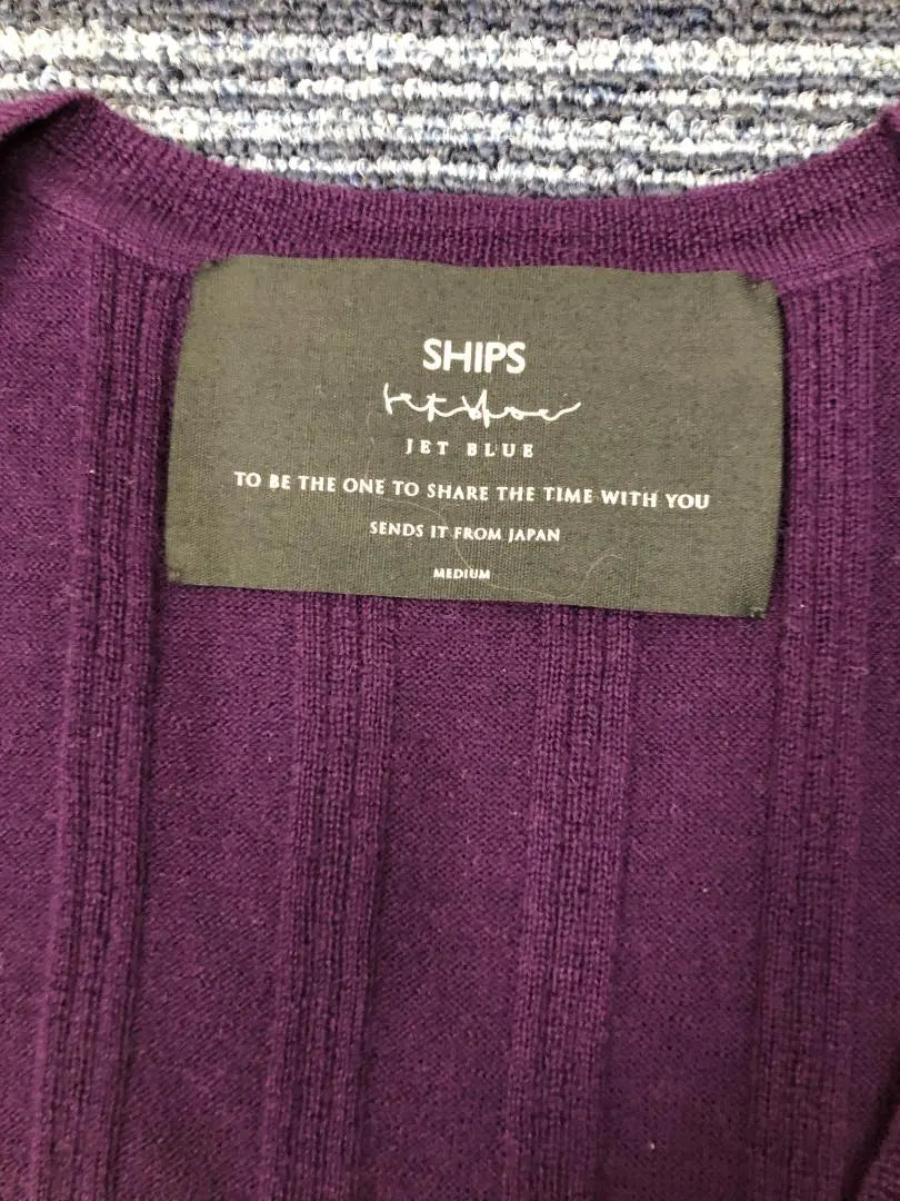 ☆New★SHIPS knit purple