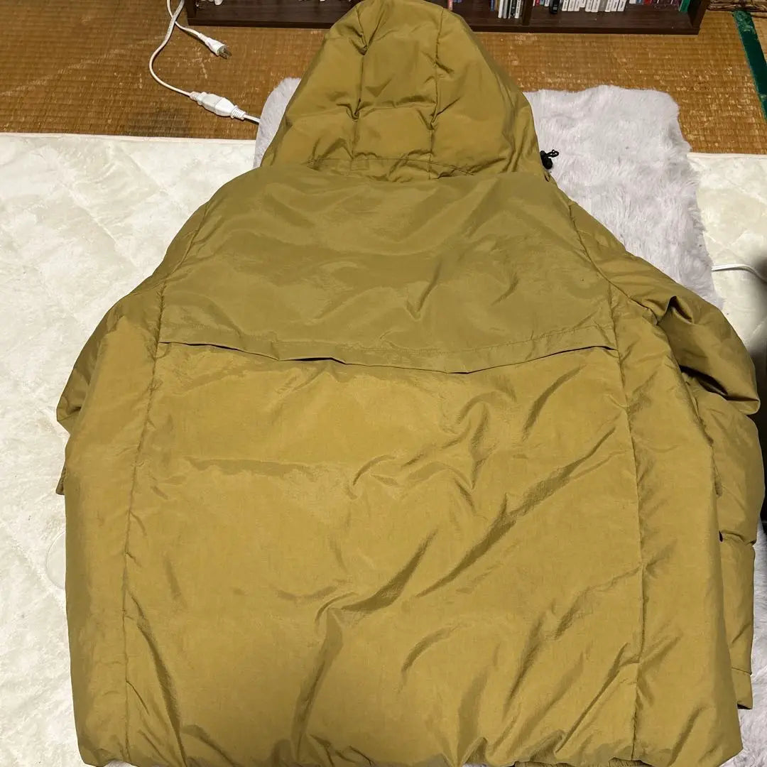 FTHL Hooded Down Jacket Khaki