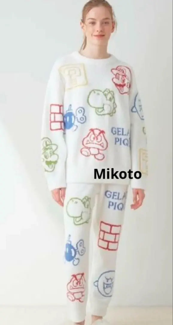 Super Mario Baby Moko Jacquard Pullover & Long Pants