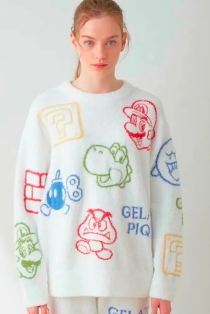 Super Mario Baby Moko Jacquard Pullover & Long Pants