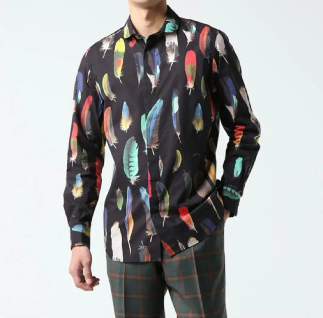 Paul Smith Black Pattern Shirt for Men and Women