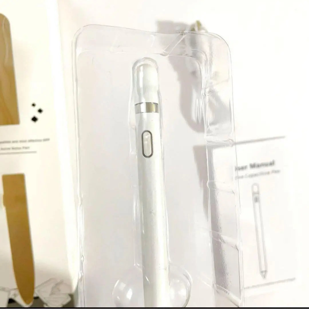 Stylish Pen iPad Tablet White USB Rechargeable Work Game Smartphone