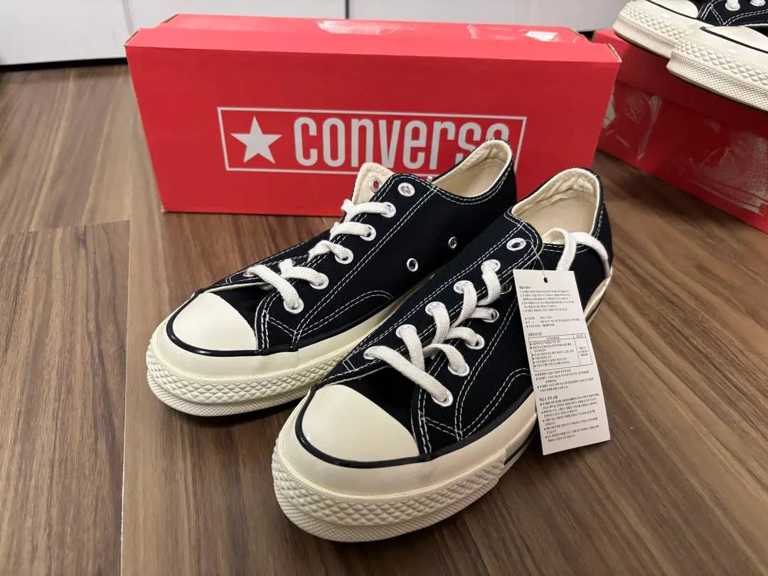 Genuine Converse Chuck Taylor CT70 26cm Black Low Cut