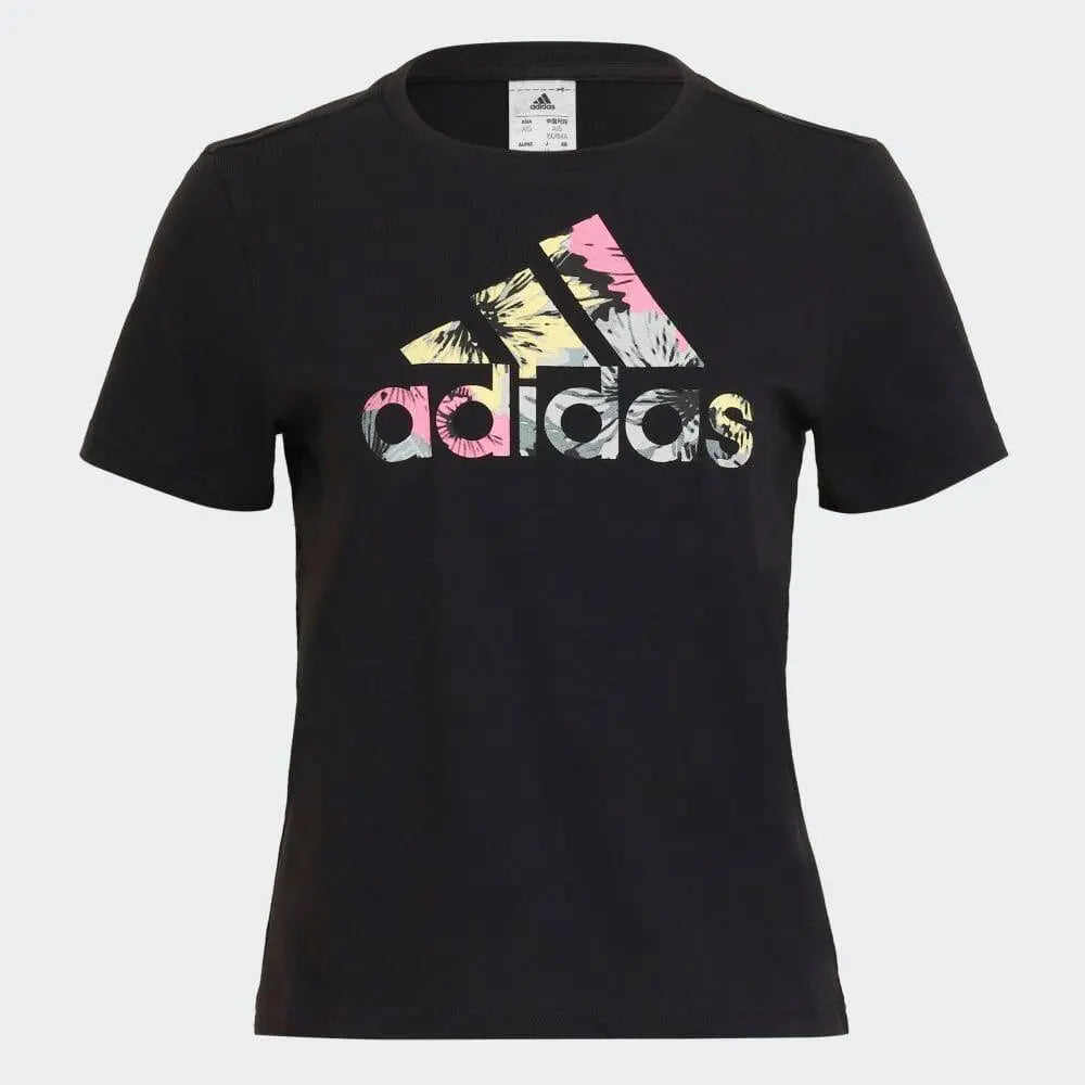 ◉◆New◆Adidas◆◆All-over print for women Short sleeves◆S◆T-shirt◆Set 3850