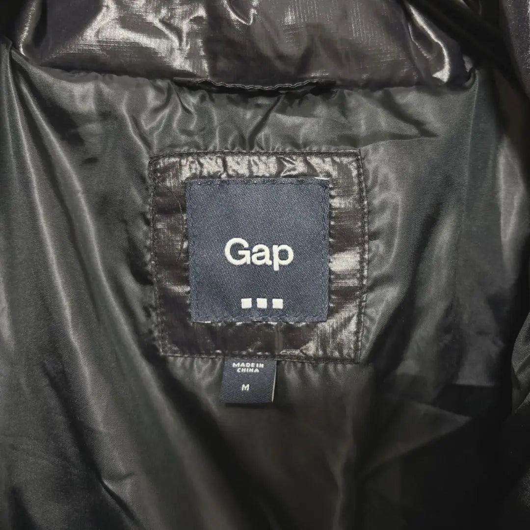 [GAP] Gap Jacket M Chaqueta de plumas Capucha de piel negra