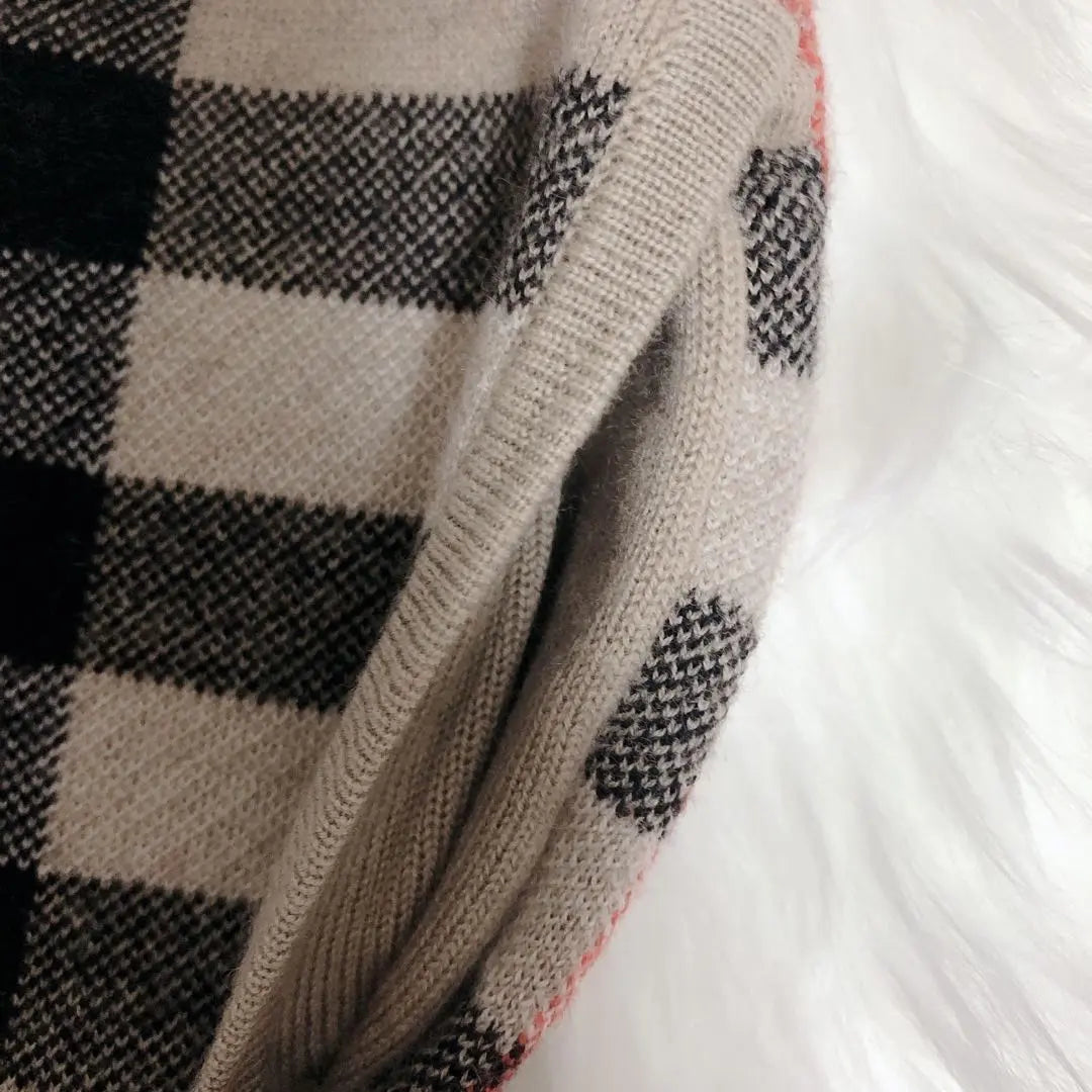 New ★ Burberry Check Wool Cashmere Sweatpants