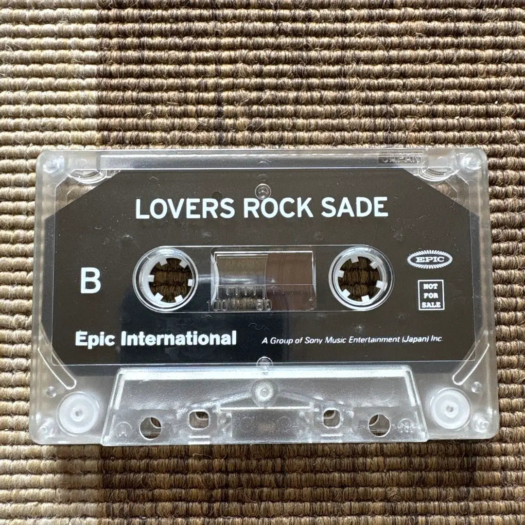 [Rare] SADE Shaday LOVERS ROCK Promotional cassette | 【希少品】SADE シャーデー LOVERS ROCK プロモーション用カセット