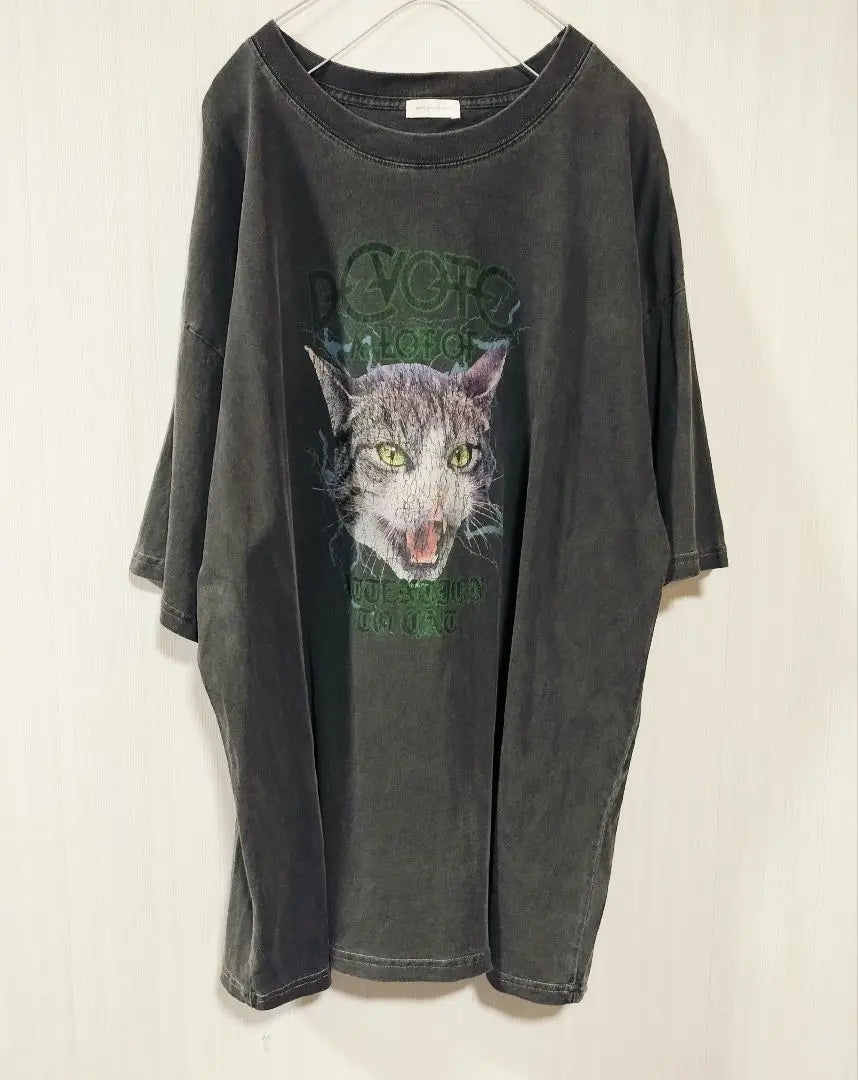 Après Jour Mignon Big Size T-shirt Print Gray XL Anonymous Delivery