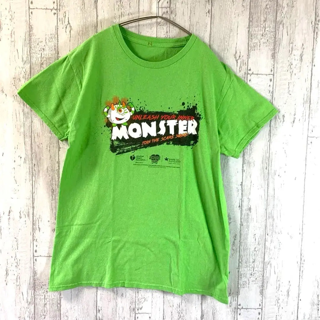 Ropa usada americana Camiseta DELTA manga corta estampada Verde Delta Kids | アメリカ古着 DELTA 半袖プリント Tシャツ グリーン デルタキッズ