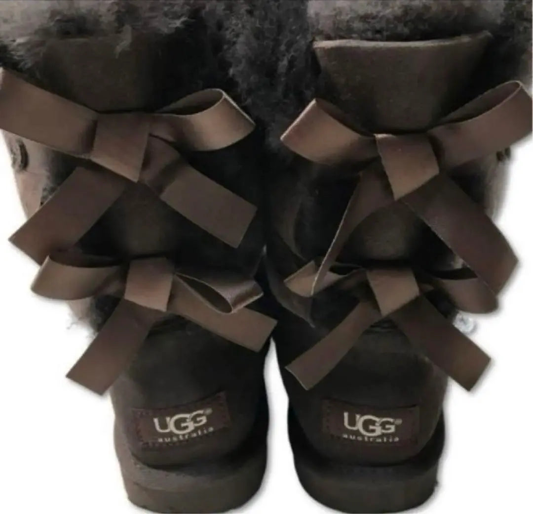 ugg back ribbon sheepskin boots | ugg バックリボン　ムートンブーツ