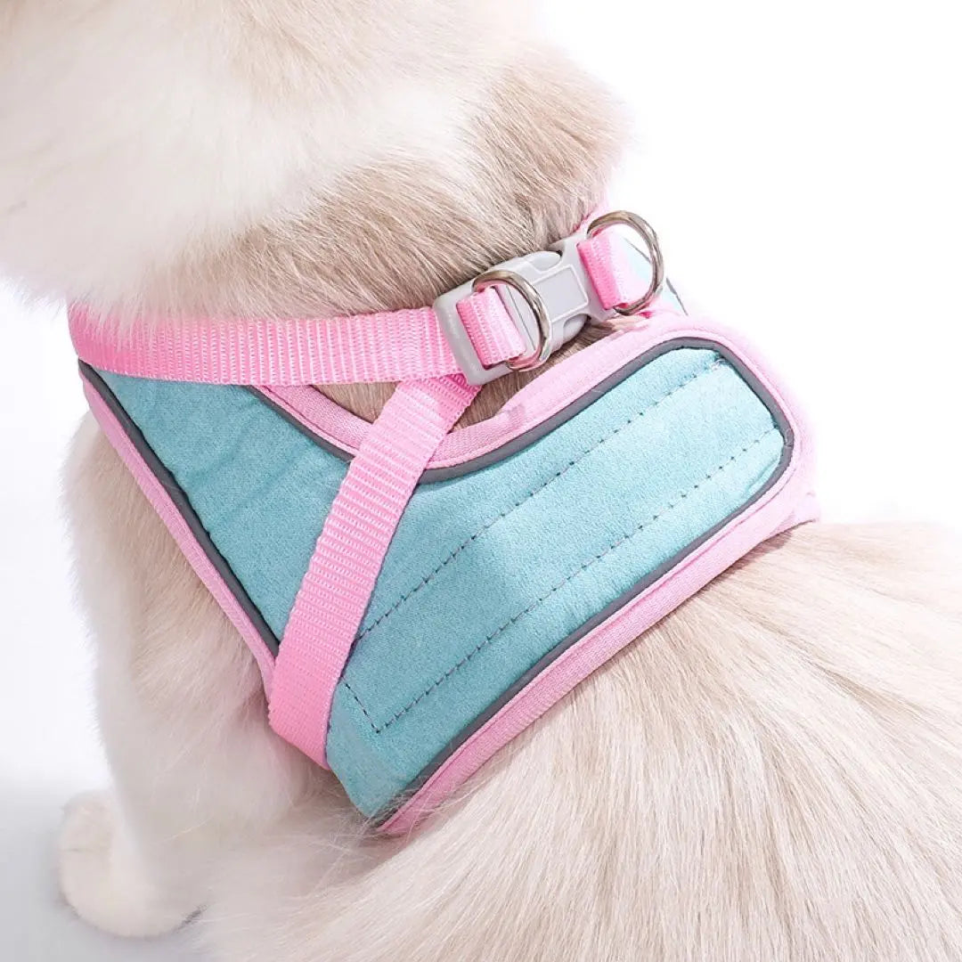 [Pink] Pet Harness & Reed Walking Dog Cat Cat A small animal disaster