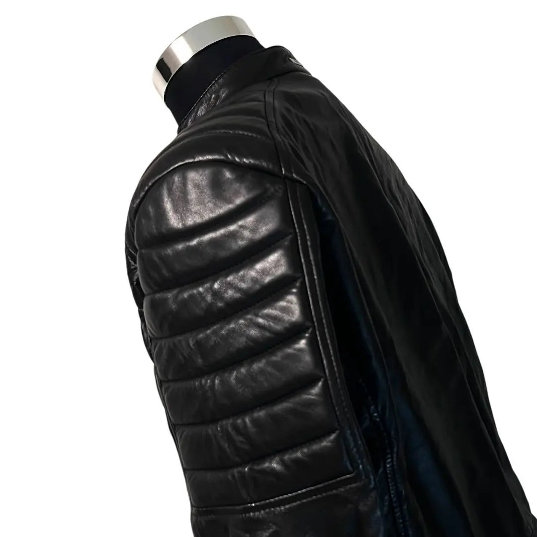 [New] [52] HUGO BOSS Leather Down Jacket for Men | 【新品】【52】HUGO BOSS レザーダウンジャケット メンズ