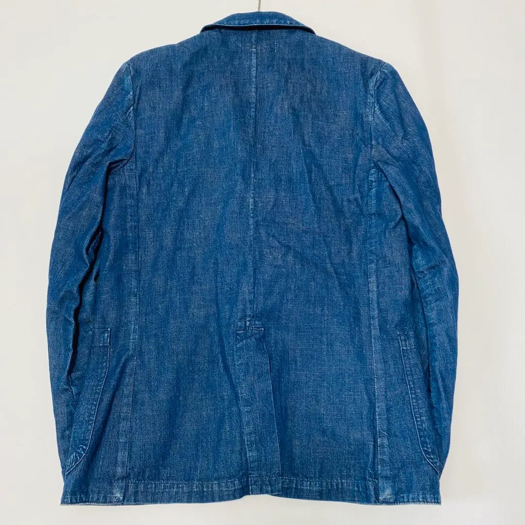 [Good condition] Remi Relief Denim Tailored Jacket Heart M Blue