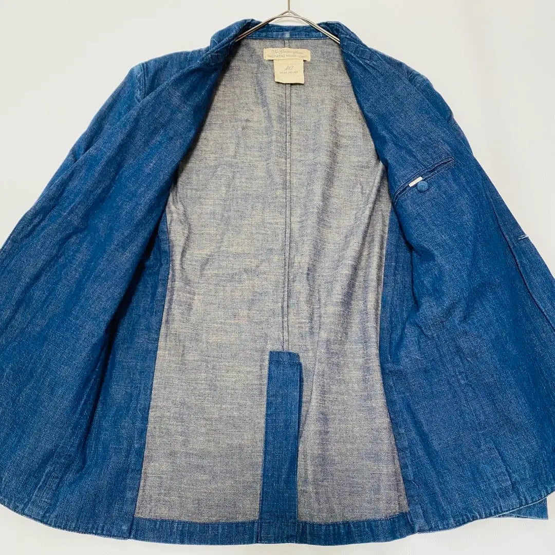 [Good condition] Remi Relief Denim Tailored Jacket Heart M Blue