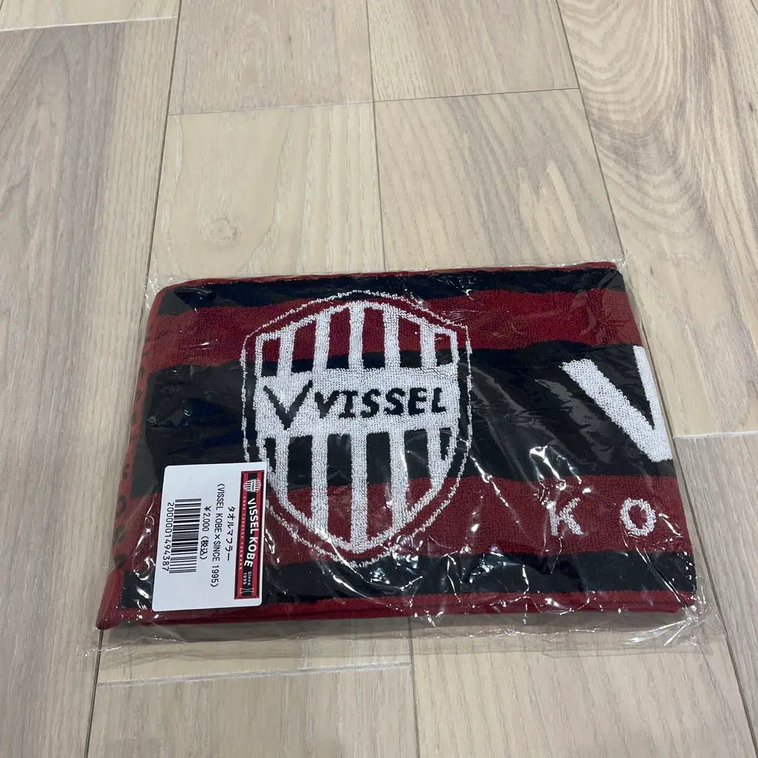 VISSEL KOBE Silenciador de toalla Vissel Kobe Nuevo sin usar | Vissel kobe ヴィッセル神戸 タオルマフラー 新品未使用