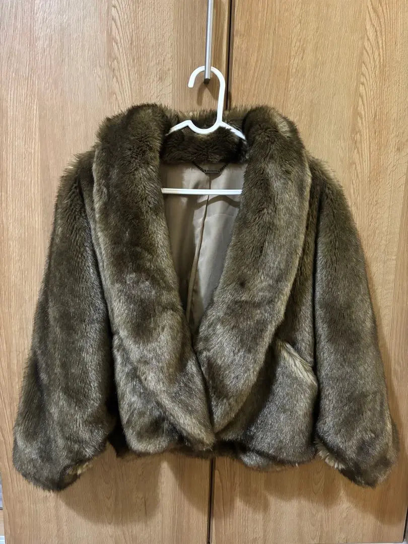 (Final price) LILIY BROWN Eco Fur Coat/Fur Jacket | (最終価格)LILIY BROWN エコ ファーコート／ファージャケット