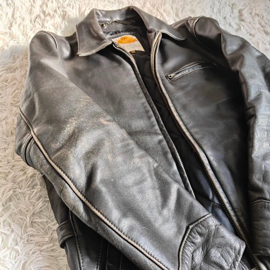 Harley Davidson Screamin Eagle Leather Riders 36 Black Genuine Leather