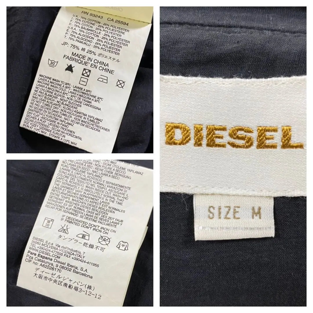 Sudadera con capucha y cremallera DIESEL para mujer, talla M, en buen estado