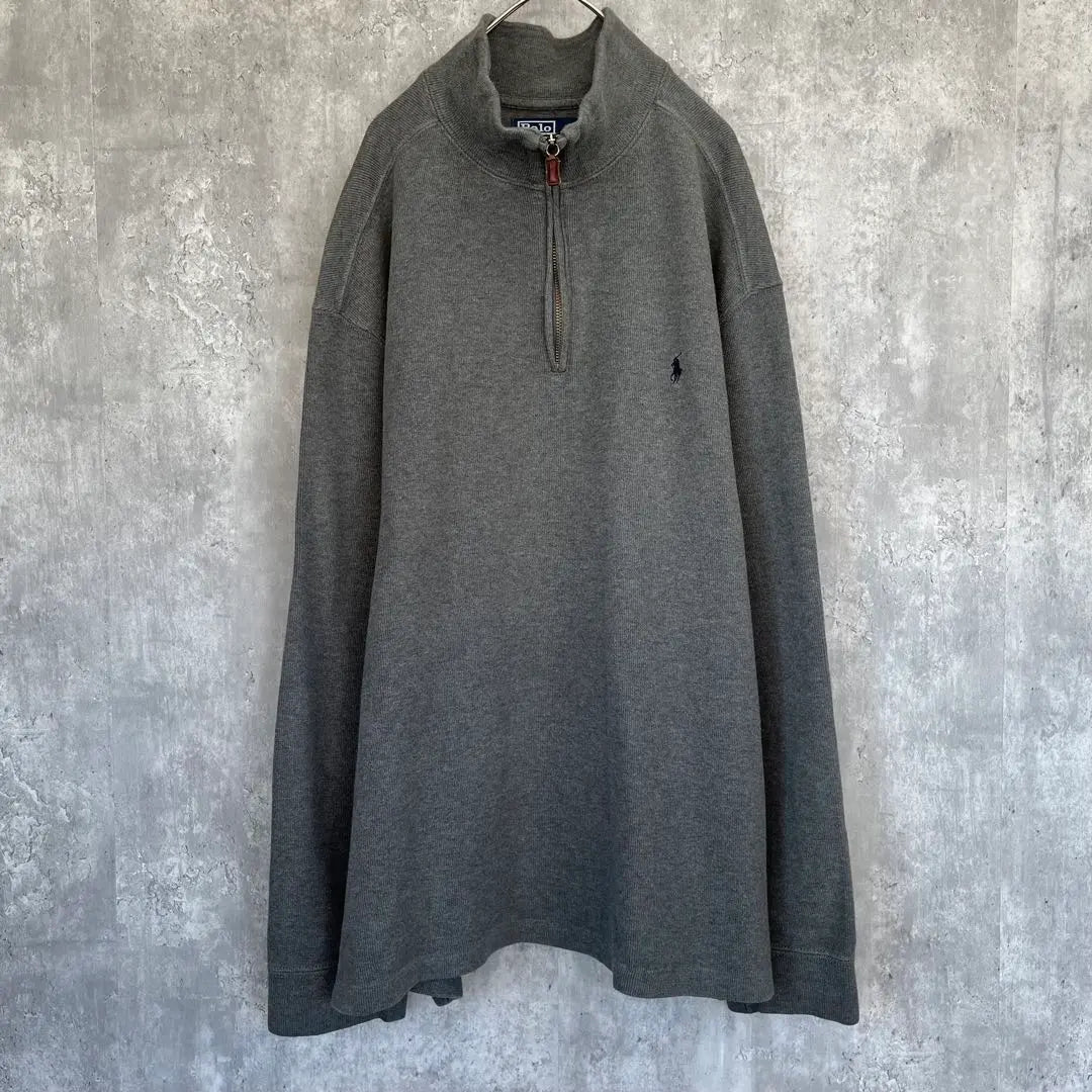 [Talla XL] Polarph Lauren Half Zip Sweat ropa vieja | 【XLサイズ】ポロ ラルフローレン ハーフジップ スウェット 古着