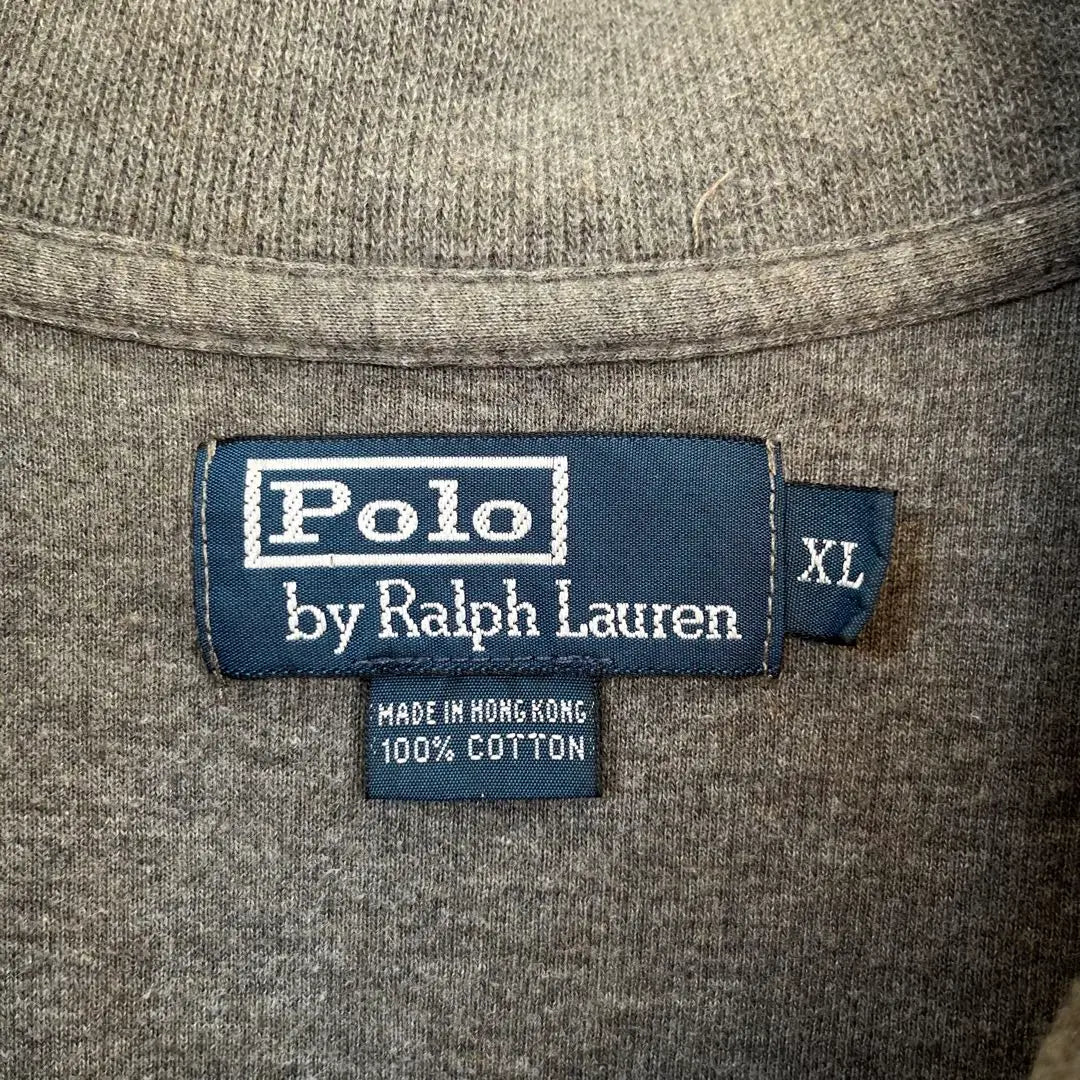 [Talla XL] Polarph Lauren Half Zip Sweat ropa vieja | 【XLサイズ】ポロ ラルフローレン ハーフジップ スウェット 古着