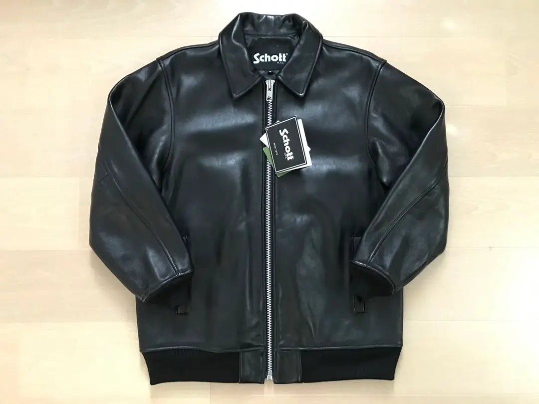 Schott N.Y.C. Black Leather Jacket [New]