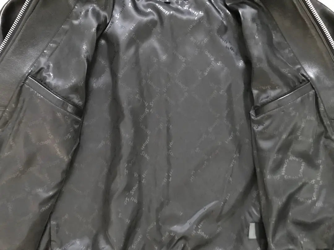 Schott N.Y.C. Black Leather Jacket [New]