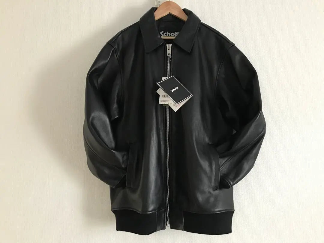 Schott N.Y.C. Black Leather Jacket [New]