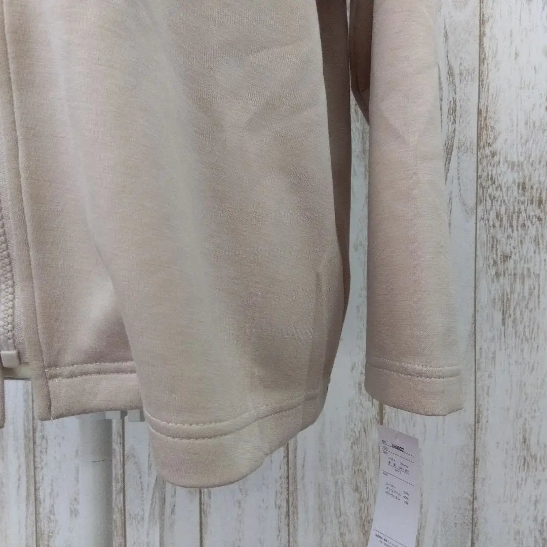 ♥New ♥K&H Sweatshirt Zip-up Logo Cute Beige M~L