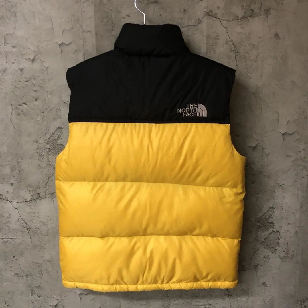 THE NORTH FACE Chaleco de plumón Nupsi amarillo S 700 Fill | THE NORTH FACE イエロー ヌプシ ダウンベスト S 700フィル