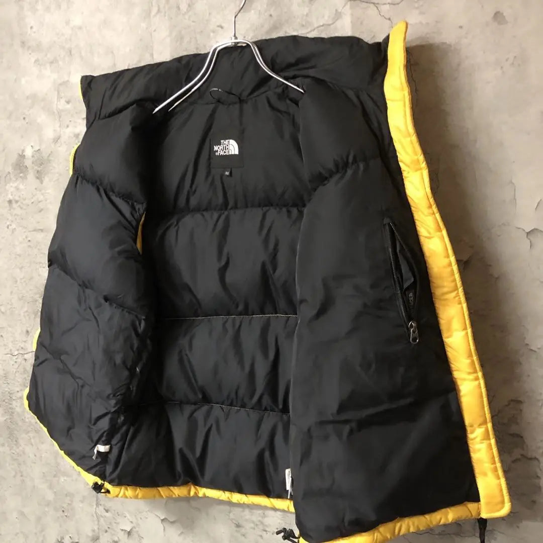 THE NORTH FACE Chaleco de plumón Nupsi amarillo S 700 Fill | THE NORTH FACE イエロー ヌプシ ダウンベスト S 700フィル