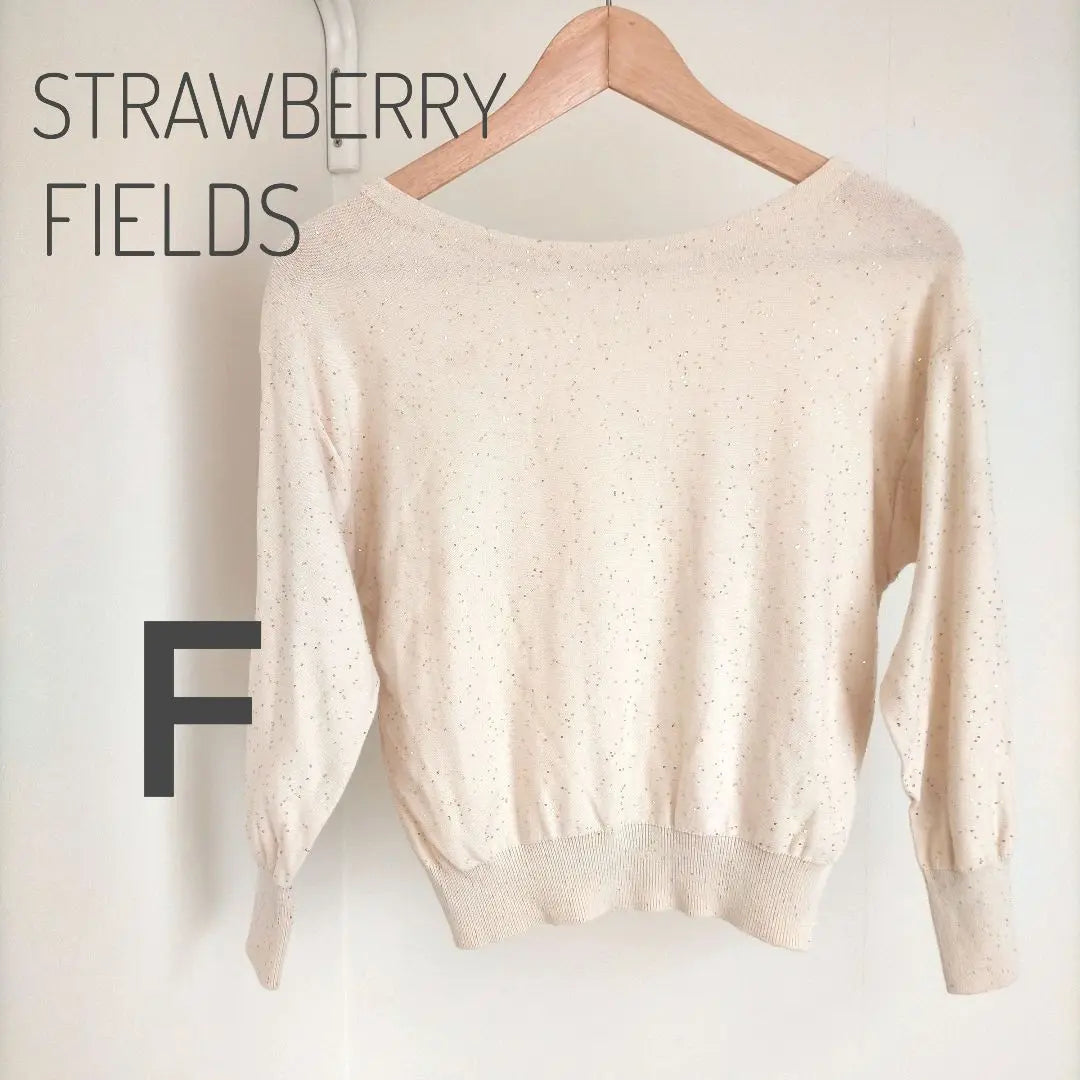 Strawberry Fields Tops Glitter F Small Cream 241-76