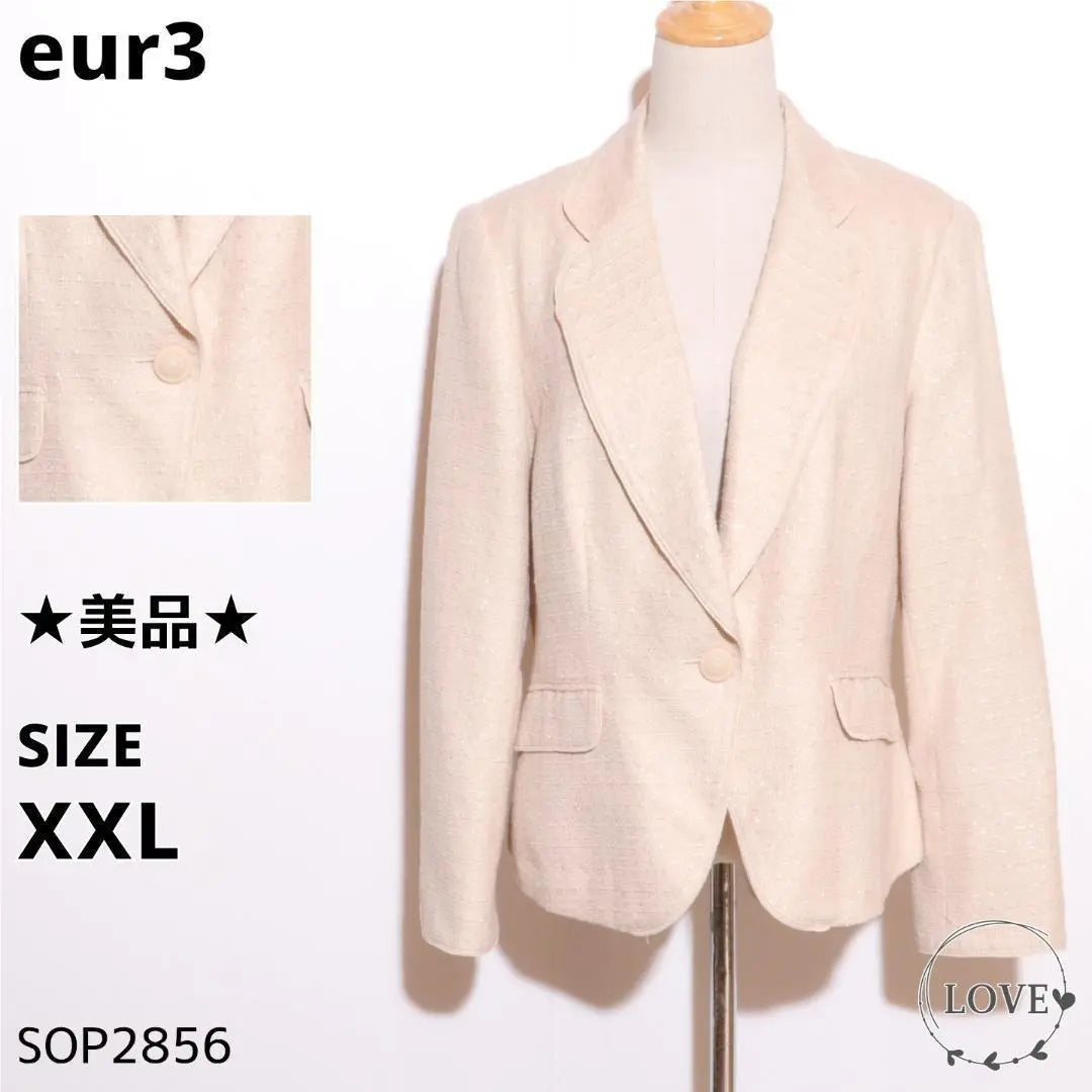 ★Good condition★ eur3 Eur Cube Tops Tailored Jacket Long Sleeve