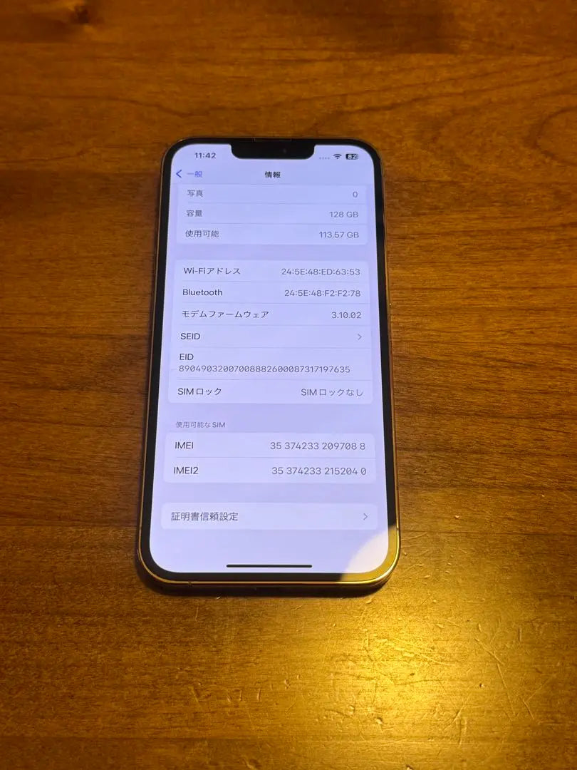 iPhone 13 Pro Gold 128GB sin SIM, buen estado