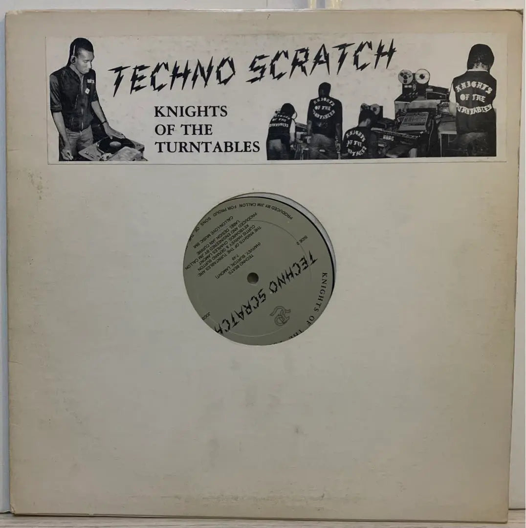 Caballeros de los tocadiscos Techno Scratch