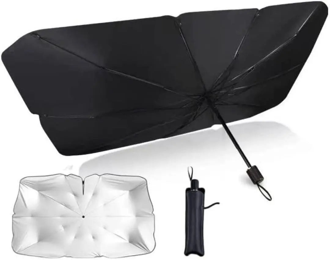 ✨ 69 x 125cm Car umbrella umbrella sunshade folding shade