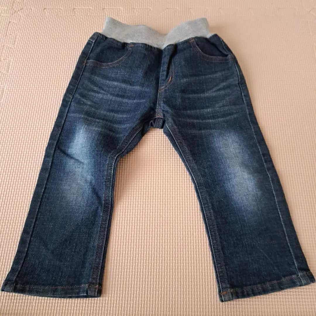 New Miki House Picnic Denim Pants Long Pants 90