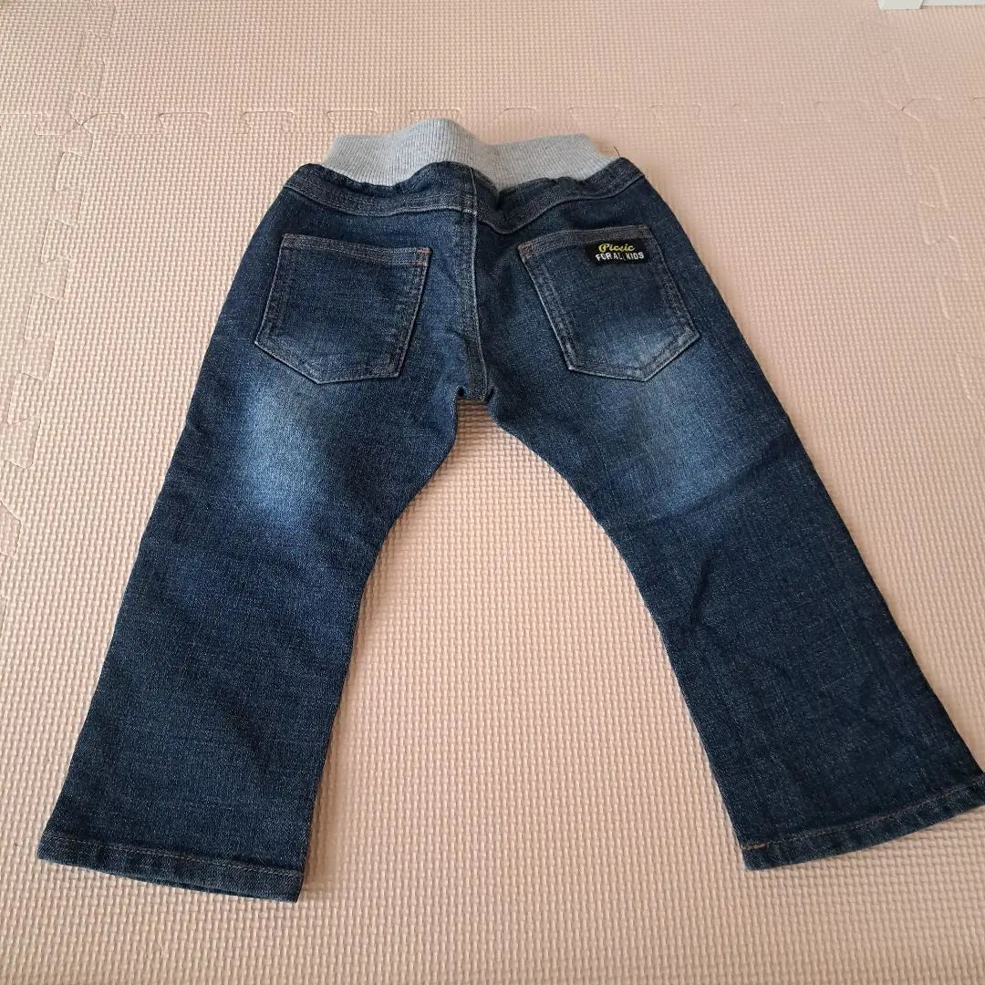 New Miki House Picnic Denim Pants Long Pants 90