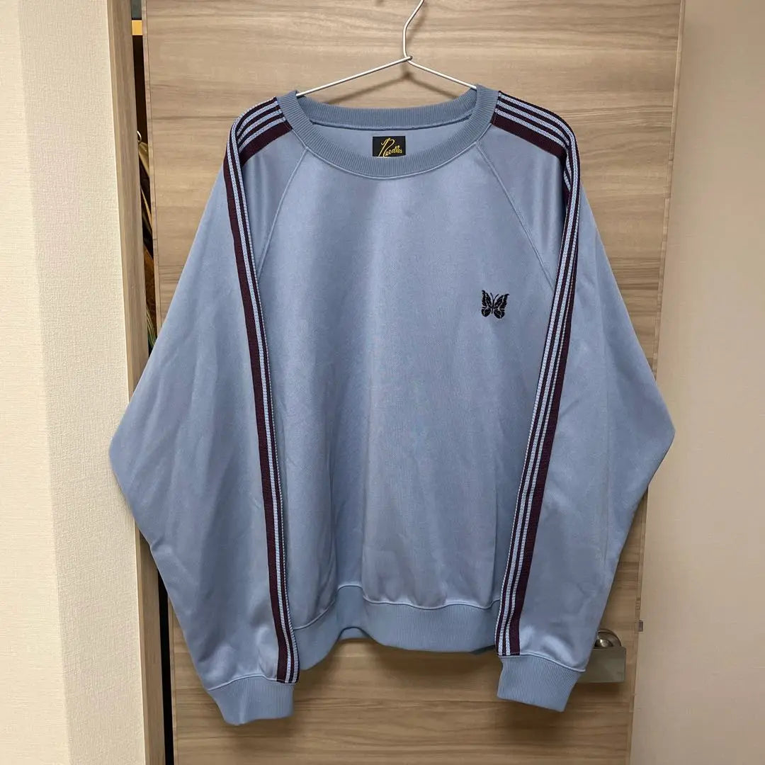 Sweatshirt, Sweatshirt, Sax Blue, Bordeaux, Needles Track Pants