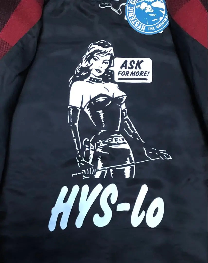 ★Agotado★Nuevo★Chaqueta tipo blusón a cuadros Hysteric Glamour Noguchi Tsuyoshi XL