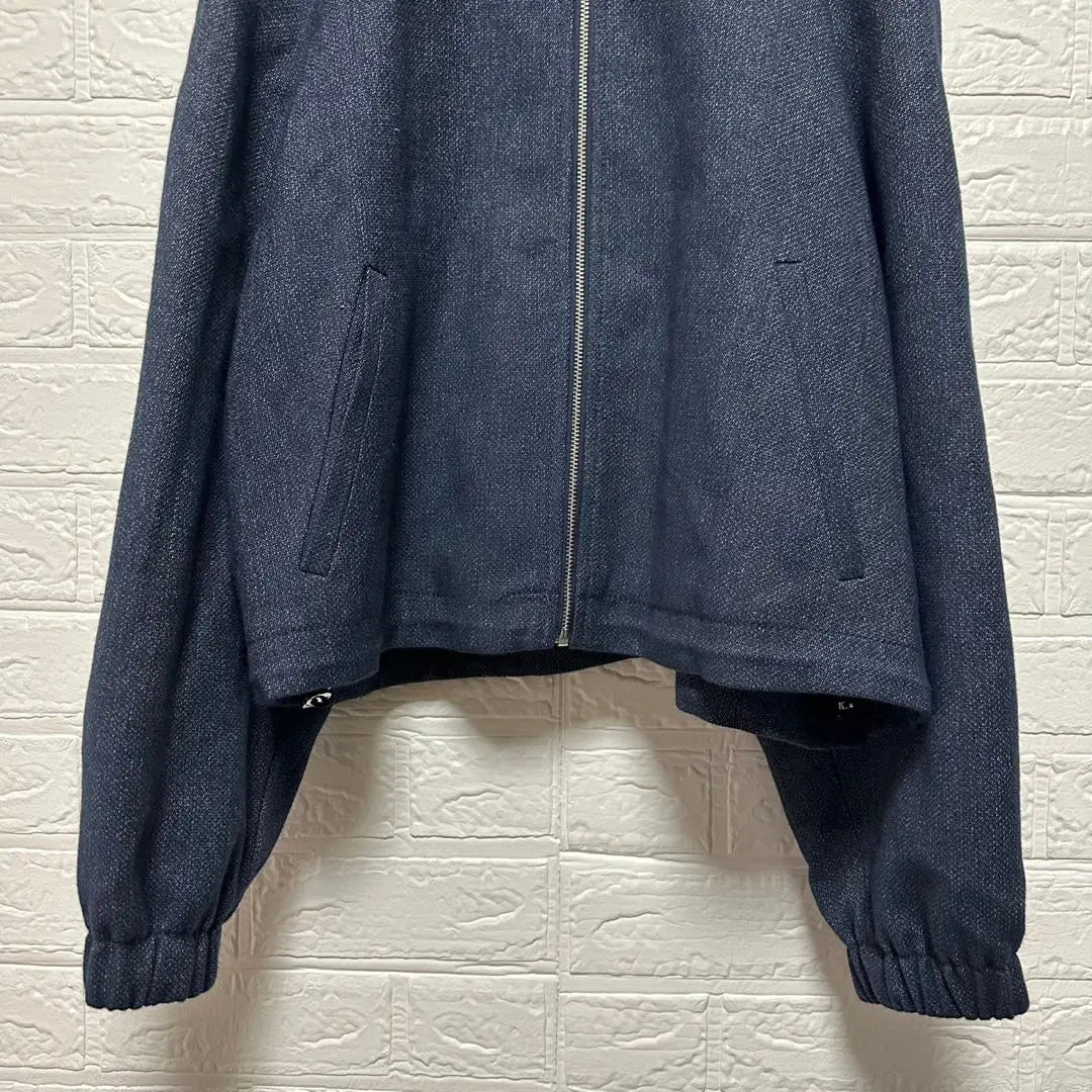 [Zara] Zip-up blouson, jumper, outerwear, drawstring, removable hood, plain